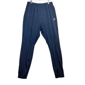 Gymshark Training Woven Joggers High Rise Fit Tapered Leg Black  Size L